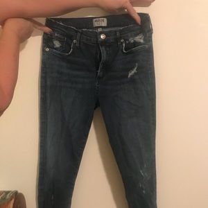 Agolde semi destroyed jeans